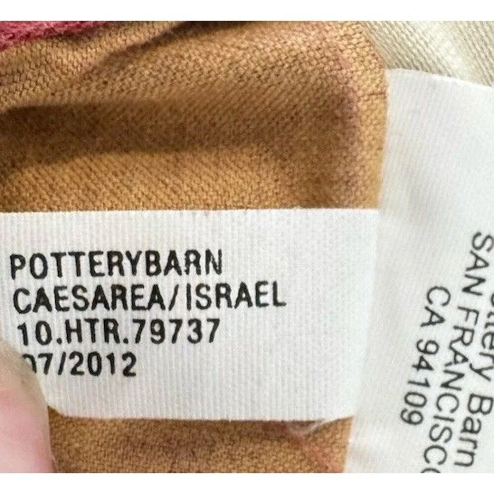 Pottery Barn Caesarea 79737 Paisley King Duvet Cover 2 Pillow Shams 100% Cotton